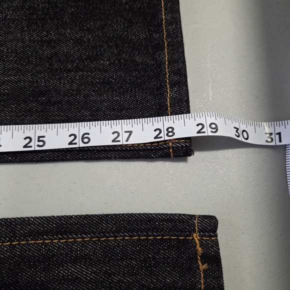 LRG True Straight Raw Black Heavy Denim Jeans Sz W28 Men’s 1947 Style Streetwear - Picture 7 of 7